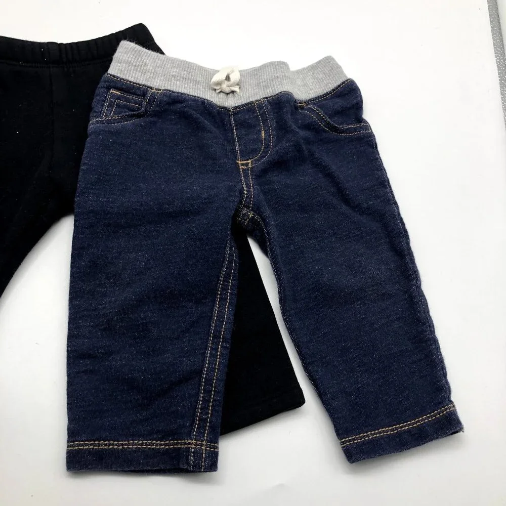 Baby 3-6M Pants BUNDLE‎ Bottoms Oshkosh Carter's Under Armour Jeans Pull On